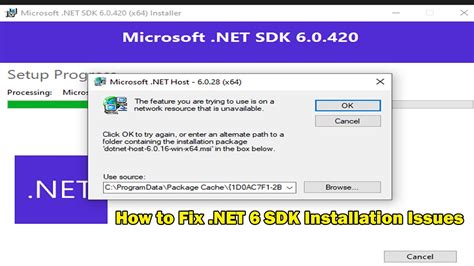 install net 6 sdk.